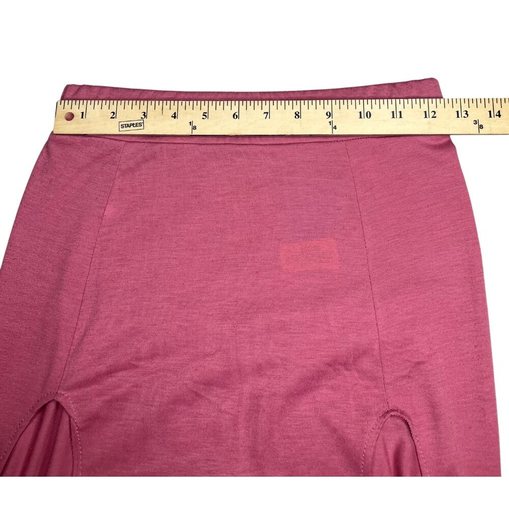 Rag & Bone Womens Pink Maxi Skirt With Side Slits Size XXS - Picture 8 of 12
